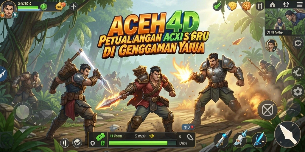 Gameplay ACEH4D menampilkan aksi seru dan strategi yang menantang.