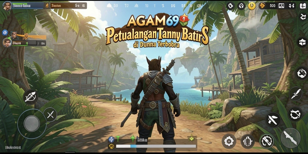 Tampilan gameplay AGAM69 di dunia terbuka yang menakjubkan.