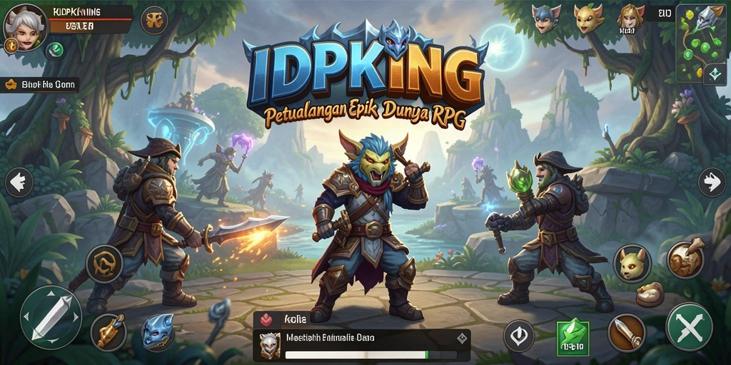 Tampilan gameplay RPG yang seru dan mendebarkan.