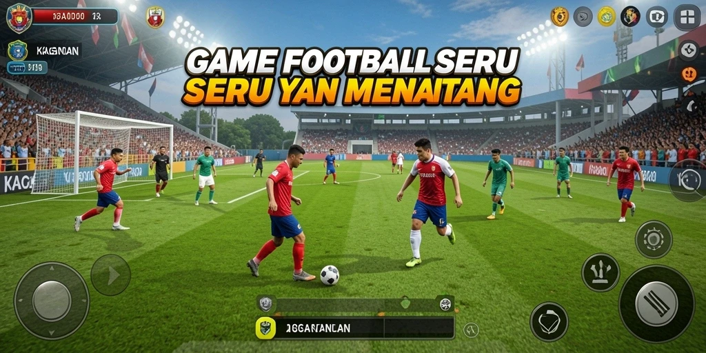 Gameplay seru dalam KAGANDAN menampilkan momen menarik di lapangan.