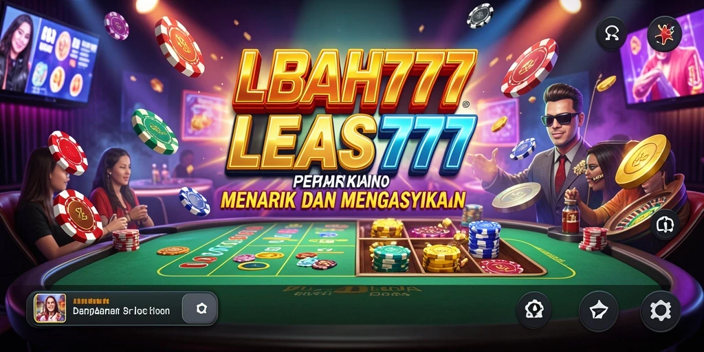 Tampilan menarik dari gameplay Kasino di LEBAH777.
