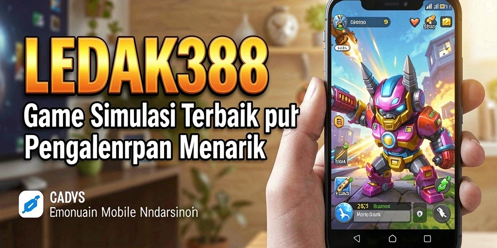 Screenshot LEDAK388 menunjukkan gameplay simulasi yang menarik dan interaktif.