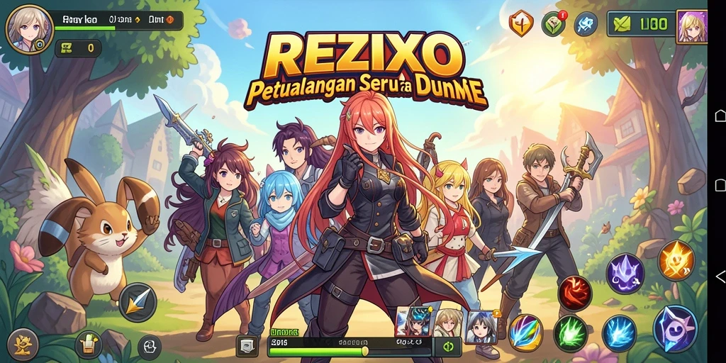 Tampilan hebat dari gameplay <strong>REZIXO</strong> yang penuh aksi dan karakter unik.