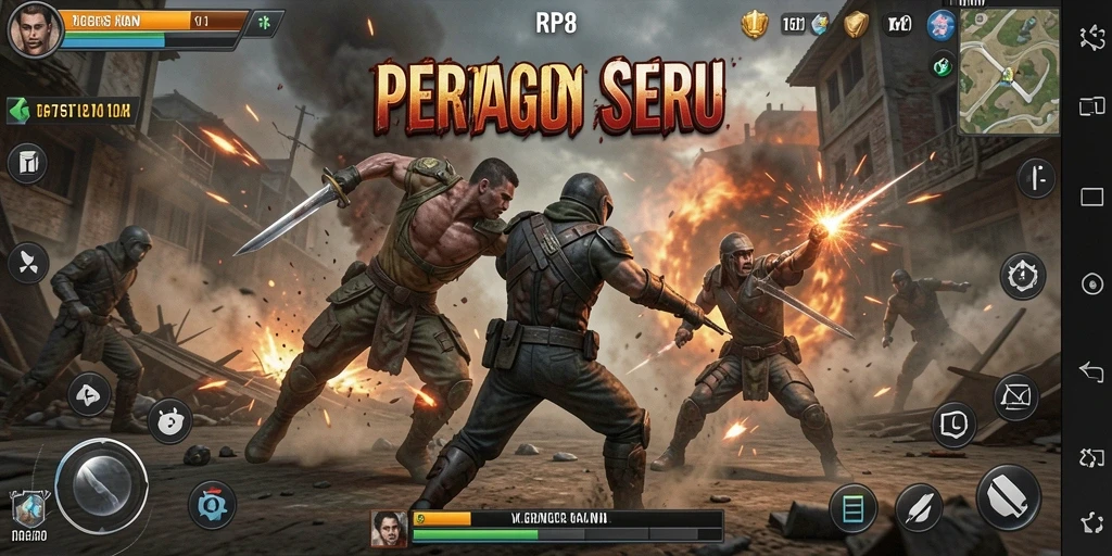 Tampilan luar biasa dari gameplay <strong>RP8</strong> yang mendebarkan.