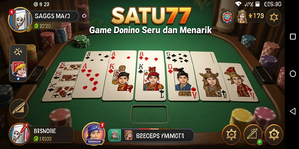 Tampilan gameplay SATU77 yang seru dan interaktif.